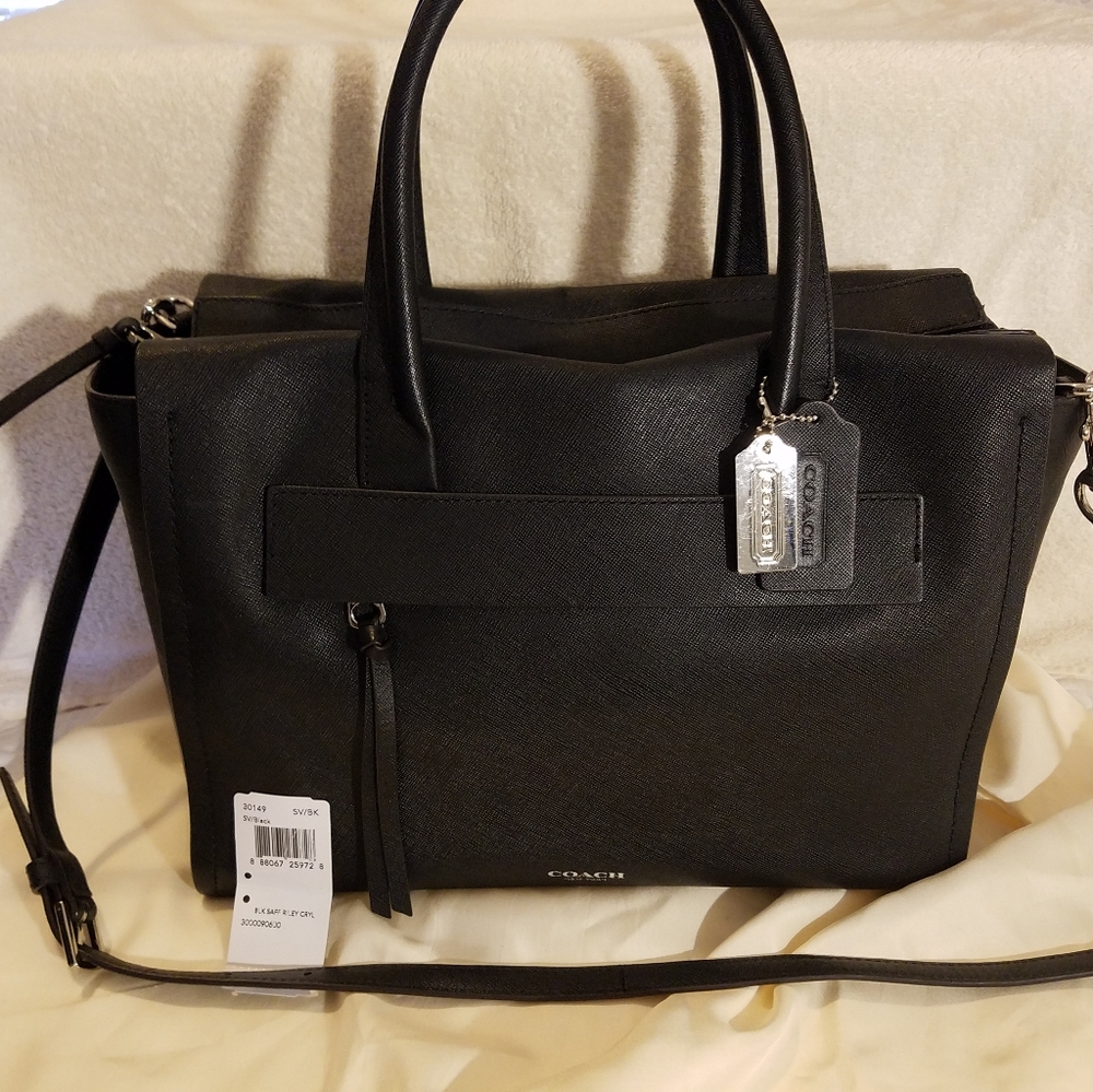 Coach Black Saff Riley Carryall